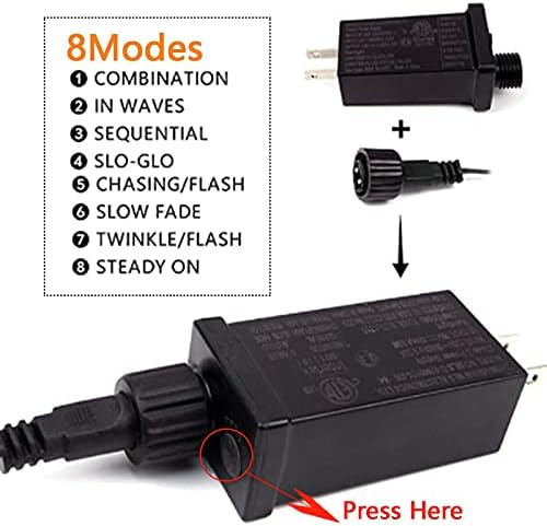 Purple Halloween Lights String Outdoor Plug In 78 FT 240 LED