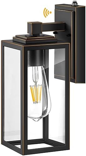 VIANIS Dusk to Dawn Exterior Wall Lights, 100% Aluminum, Waterproof