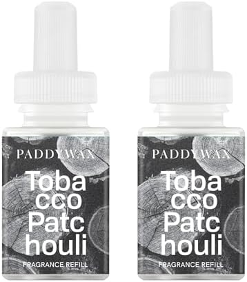 Pura x Paddywax Home Diffuser Refill, 2 Pack, Tobacco & Patchouli
