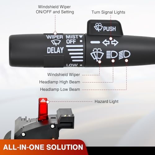 Nilight Turn Signal Switch for 1995-2002 Chevy GMC Suburban C/K Series