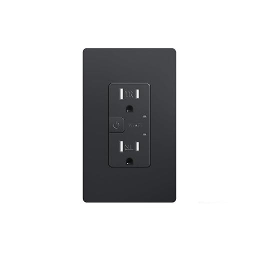 Smart Wall Outlet, TR Receptacle, 2.4 Ghz WiFi, Alexa&Google, ETL&FCC