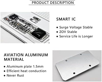 Driverless LED 50W COB Chip Bulbs AC 220V Integrated Smart IC Driver Ultra Violet Bulb Lamp 395nm - 405nm (AC 220V)