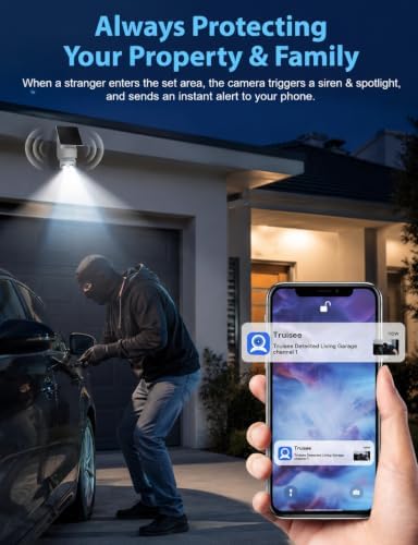 Security Cameras Wireless Outdoor 5G WiFi, Solar Outdoor Camera Wireless