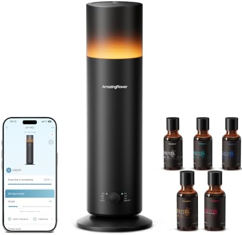 Waterless Essential Oil Diffuser with 5 x 20mL Hotel Scent Fragrance Oils