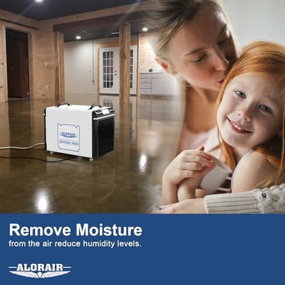 ALORAIR 198 Pints Crawlspace Dehumidifier for Commercial, Sentinel HD90