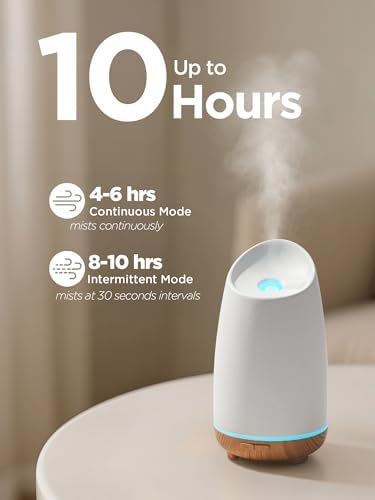 InnoGear 150ml Ceramic Essential Oil Diffuser, Diffusers for Home, White