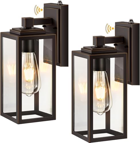 VIANIS Dusk to Dawn Outdoor House Lights Wall Mount, Anti-Rust, Waterproof