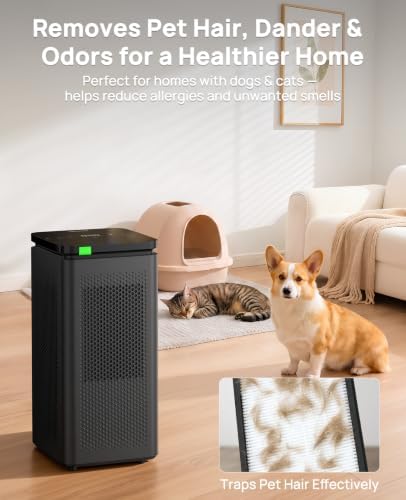 Hepa Air Purifiers for Home up to 3600 Ft², 235 CADR, 30dB Quiet Operation