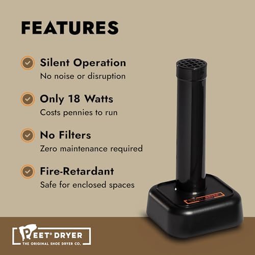 PEET Safe Room Dehumidifier for Gun Safes & Cabinets, Up-To 600 CuFt, Black