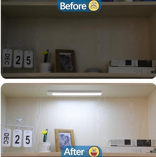 11.8 inch Motion Sensor Under Cabinet Light, 5-Pack, Cool White