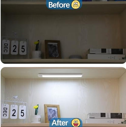 11.8 inch Motion Sensor Under Cabinet Light, 5-Pack, Cool White