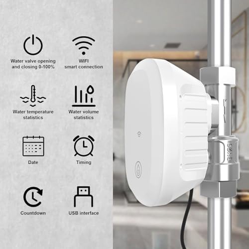 DN20 Smart Water Valve 3/4 Inch Smart Water Shutoff Valve Management System
