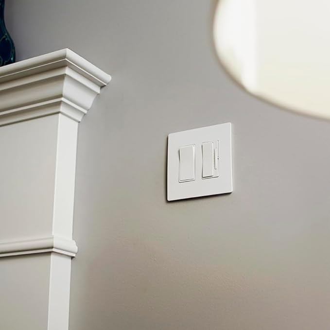 Legrand Radiant Multi-Location Master Dimmer Light Switch, Ambient & Mood Lighting Control, HCL453PMMW, 3-Way, White