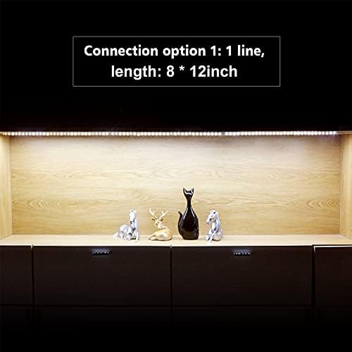 WOBANE LED Display Light Kit, Set of 8x12 inch LED Strip Bar, 6000K White