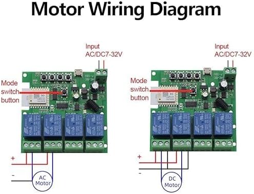 Zigbee 4CH DC7-32V USB 5V Relay Smart Switch Module,Wireless APP Remote Control with Inching/Self-Lock/Interlock modle，Works with Tuya Zigbee Gateway，Alexa，Google Home (Required ZigBee Hub)