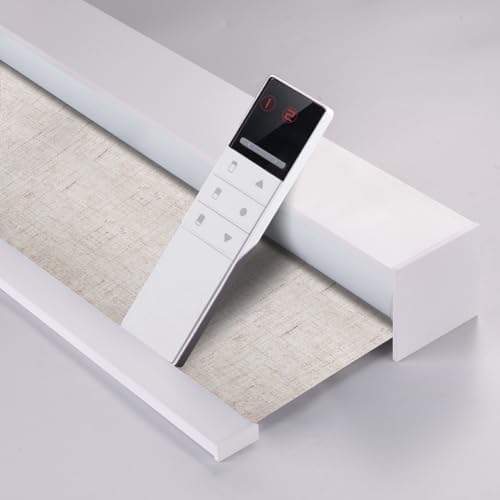 ZSHINE Motorized Blackout Roller Shades Remote Control Rechargeable(82067K)