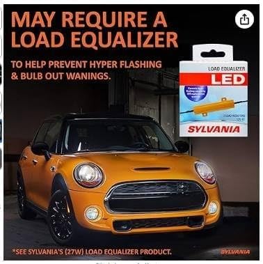 SYLVANIA - 7528 LED White Mini Bulb - Bright LED Bulb, Ideal for Daytime Running Lights (DRL) and Back-Up/Reverse Lights (Contains 2 Bulbs)