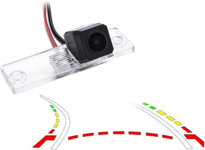 Vlicevrn HD Fisheye Vehicle Car Rear View Camera Night Vision Backup Parking Camera for Toyota 4Runner N210 MK4 / Hilux Surf N210 / SW4 N210 MK4 / Fortuner/Innova (Full Dynamic)