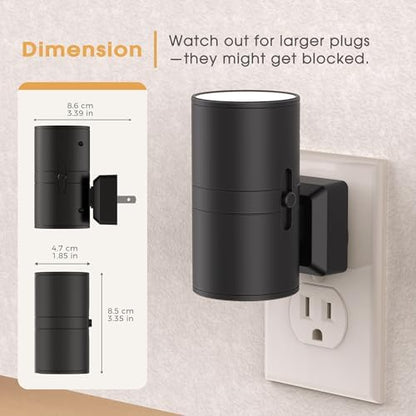 Briignite Night Lights Plug into Wall, 1 Pack 11-Color Changing Night Light