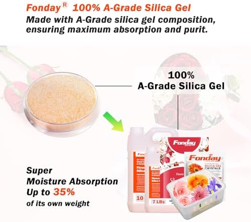 8LBS Fonday Silica Gel Flower Drying Crystals for Bouquet Preservation