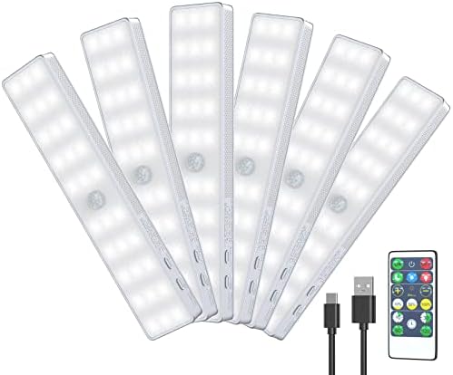 Racokky Under Cabinet Lighting with Remote, Motion Activated RV Step Light