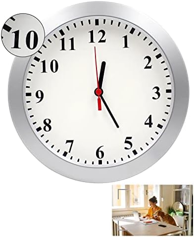Hidden Camera Clock,1080P Indoor Security Spy Cameras No Wi-Fi No Audio