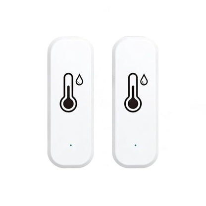 Zigbee Temperature and Humidity Sensor, Smart Home Multi-Room Group Control, Compatible with Zigbee 3.0 Hub, 2 Pack