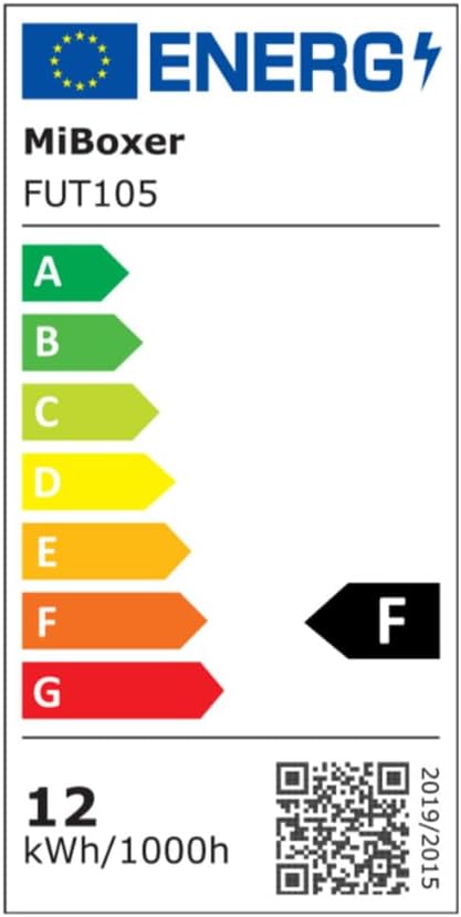 MiBOXER FUT105 E26 12W RGB+CCT LED Bulb, 2.4G RGB+CCT Bulb, Bulb, 2.4GHz RF Remote Controllable