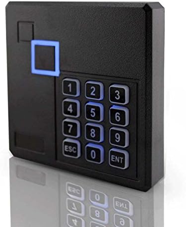 1 Door Access Control Board System 600lbs Electromagnetic Lock Infrared No Touch Exit Button RFID Keypad Reader 110~240V Power Supply Box USB Enroll Reader,Phone APP remotely Open Door