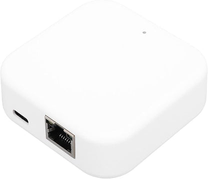 Luocute Smart, RJ45 Home Bridge Hub for Smart Home, with Remote Control via Mobile App, Compatible with Smart Entry Lock and Speaker