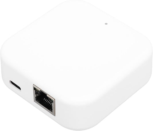 Luocute Smart, RJ45 Home Bridge Hub for Smart Home, with Remote Control via Mobile App, Compatible with Smart Entry Lock and Speaker