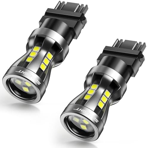 SEALIGHT LED Backup Reverse Light Bulb, 3157 LED Bulb White, 6000K Super Bright, Brake Parking Light, 3156 3056 3457 4157 3157NA Plug N Play, Automotive Back Up Light Assemblies