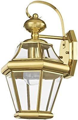 Livex Lighting 2161-04 Outdoor Wall Lantern, Black