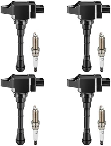 BDFHYK Ignition Coil UF659 and Spark Plug 91215 for Nissan Juke 2011-2017