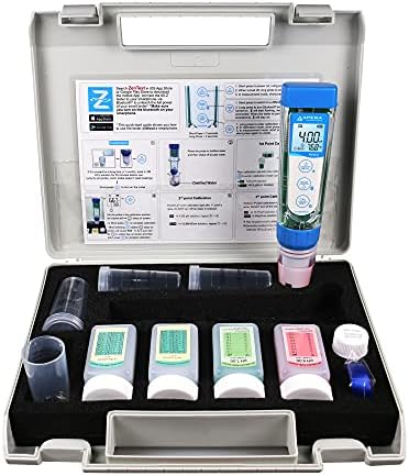 Apera Instruments PC60-Z Bluetooth Multi-Parameter pH/Conductivity/TDS/Salinity/Resistivity Smart Meter Tester Powered by ZenTest Mobile App with Cloud-Based Datalogger