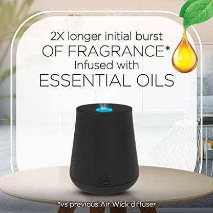 Air Wick Essential Mist Starter Kit (Diffuser + Refill), Apple Cinnamon, Fall Scent, Fall Spray, Essential Oils Diffuser, Air Freshener (Pack of 3)