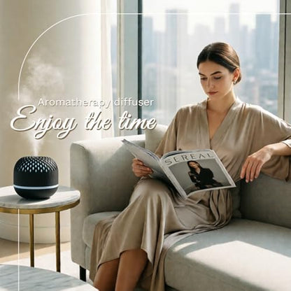 Openwork-Shaped Essential Oil Diffuser, with LED Night Light