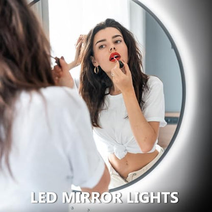 dalattin White LED Strip Lights 100ft, Dimmable Bright 24V Led Light Strip 6500K Daylight White 1800 LEDs Lights for Bedroom, Mirror, Kitchen, Strong Adhesive, 2 roll of 50ft