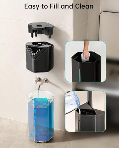 5Gal Smart Humidifier Large Room up to 2800ft², 1000mL/h, APP & Remote Control, 180° Auto Rotating Nozzle, 24H Timer, 60H Supersized Cool Mist Humidifiers for Whole House Home Office Plants