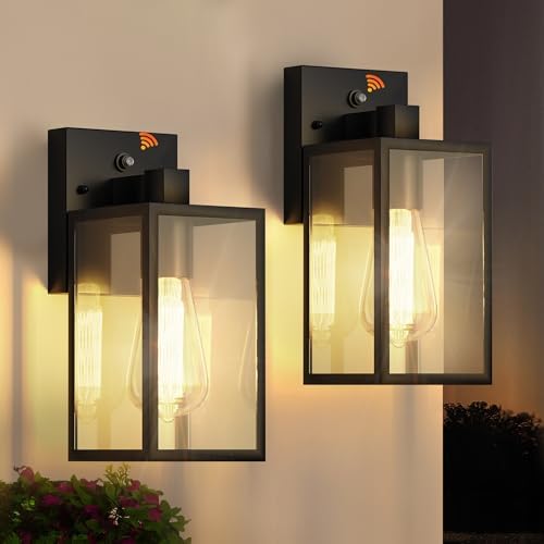 2Pack Dusk to Dawn Outdoor Lighting Fixture for House, Exterior Porch Light