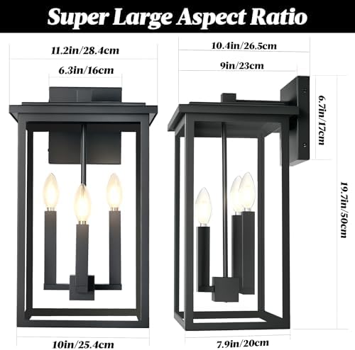 Extra Large Outdoor Light Fixtures Wall Mount,Outdoor Lantern Light