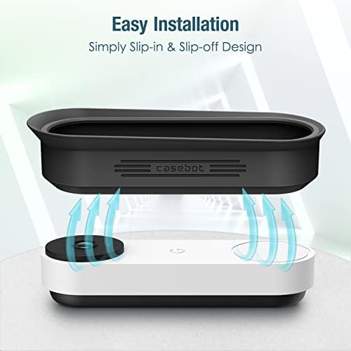FINTIE Cover for Google Nest Doorbell Wired 2nd Gen/3rd Gen, Black/White