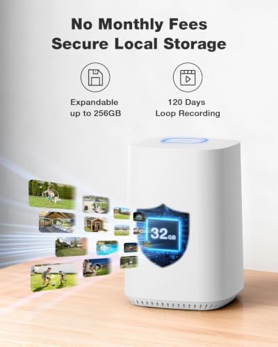 SEHMUA Solar Security Cameras Wireless Outdoor, No Subscription Required