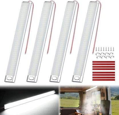 Nilight LED Interior Light Bar 4PCS 15.4 Inch Strip Lights