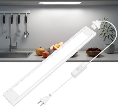 maylit Plug in Under Cabinet LED Light Bar, Ultra-Bright, Wired, 14 Inch