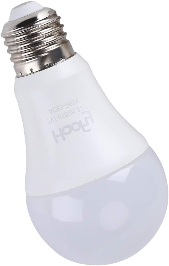 Tbest Dusk to Dawn Bulb, 7W Smart LED Light with Built-in Photosensor Detection Automatic On Off