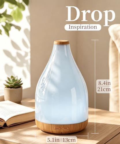 Waterdrop Essential Oil Diffuser, Modern Aroma Diffusers for Home