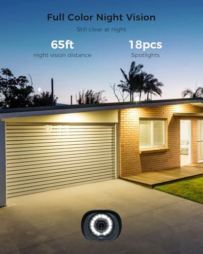 Hiseeu Wireless Security Camera System Outdoor, 3MP WiFi Camera for Home