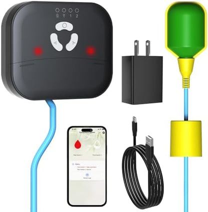 Z2PRO WiFi Sump Pump Alarm, Backup Battery, High/Low, 90dB
