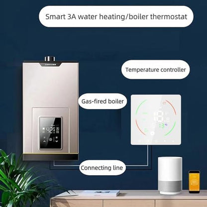 Electric Floor Heating Thermostat, Smart WiFi Thermostat,16A